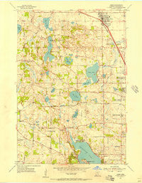 Osseo Minnesota Historical topographic map, 1:24000 scale, 7.5 X 7.5 Minute, Year 1955
