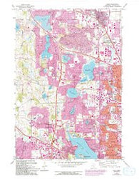 Osseo Minnesota Historical topographic map, 1:24000 scale, 7.5 X 7.5 Minute, Year 1967