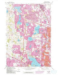 Osseo Minnesota Historical topographic map, 1:24000 scale, 7.5 X 7.5 Minute, Year 1967