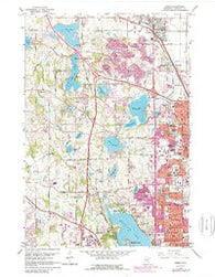 Osseo Minnesota Historical topographic map, 1:24000 scale, 7.5 X 7.5 Minute, Year 1967