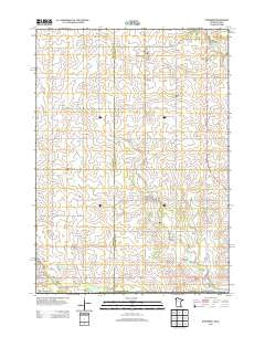 Ostrander Minnesota Historical topographic map, 1:24000 scale, 7.5 X 7.5 Minute, Year 2013