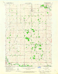 Ostrander Minnesota Historical topographic map, 1:24000 scale, 7.5 X 7.5 Minute, Year 1965