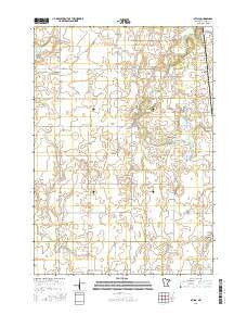 Otisco Minnesota Current topographic map, 1:24000 scale, 7.5 X 7.5 Minute, Year 2016