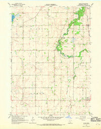 Otisco Minnesota Historical topographic map, 1:24000 scale, 7.5 X 7.5 Minute, Year 1967