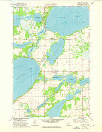 Ottertail Minnesota Historical topographic map, 1:24000 scale, 7.5 X 7.5 Minute, Year 1973