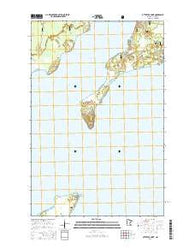 Ottertail Point Minnesota Current topographic map, 1:24000 scale, 7.5 X 7.5 Minute, Year 2016