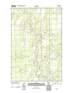 Oylen Minnesota Historical topographic map, 1:24000 scale, 7.5 X 7.5 Minute, Year 2013