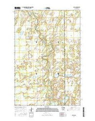 Oylen Minnesota Current topographic map, 1:24000 scale, 7.5 X 7.5 Minute, Year 2016