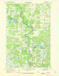 Oylen Minnesota Historical topographic map, 1:24000 scale, 7.5 X 7.5 Minute, Year 1969