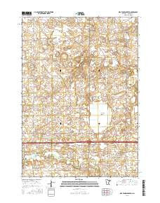 Oza Tanka Lakebed Minnesota Current topographic map, 1:24000 scale, 7.5 X 7.5 Minute, Year 2016