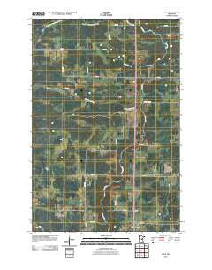 Page Minnesota Historical topographic map, 1:24000 scale, 7.5 X 7.5 Minute, Year 2010