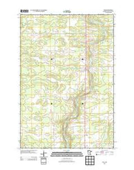 Page Minnesota Historical topographic map, 1:24000 scale, 7.5 X 7.5 Minute, Year 2013