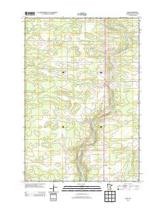 Page Minnesota Historical topographic map, 1:24000 scale, 7.5 X 7.5 Minute, Year 2013