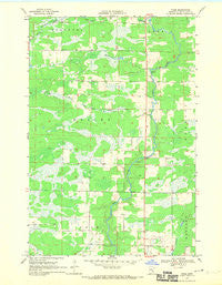 Page Minnesota Historical topographic map, 1:24000 scale, 7.5 X 7.5 Minute, Year 1968
