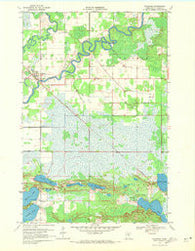 Palisade Minnesota Historical topographic map, 1:24000 scale, 7.5 X 7.5 Minute, Year 1970