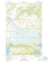 Palisade Minnesota Historical topographic map, 1:24000 scale, 7.5 X 7.5 Minute, Year 1970