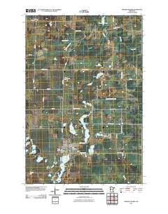 Parkers Prairie Minnesota Historical topographic map, 1:24000 scale, 7.5 X 7.5 Minute, Year 2010