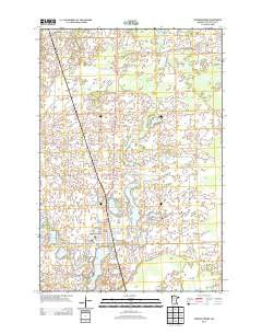 Parkers Prairie Minnesota Historical topographic map, 1:24000 scale, 7.5 X 7.5 Minute, Year 2013