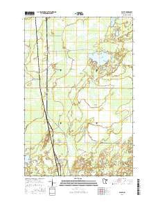 Payne Minnesota Current topographic map, 1:24000 scale, 7.5 X 7.5 Minute, Year 2016