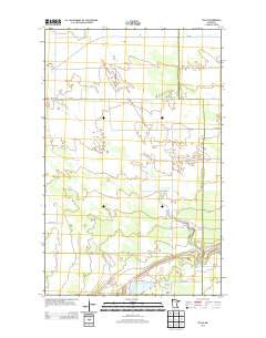 Pelan Minnesota Historical topographic map, 1:24000 scale, 7.5 X 7.5 Minute, Year 2013