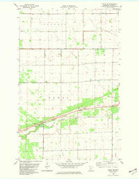 Pelan NE Minnesota Historical topographic map, 1:24000 scale, 7.5 X 7.5 Minute, Year 1982