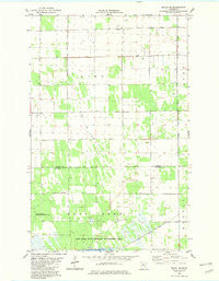 Pelan SE Minnesota Historical topographic map, 1:24000 scale, 7.5 X 7.5 Minute, Year 1982