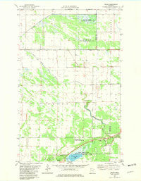 Pelan Minnesota Historical topographic map, 1:24000 scale, 7.5 X 7.5 Minute, Year 1982
