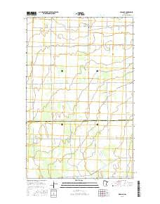 Pelan SE Minnesota Current topographic map, 1:24000 scale, 7.5 X 7.5 Minute, Year 2016