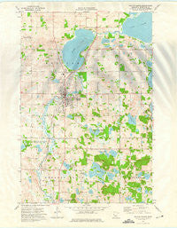 Pelican Rapids Minnesota Historical topographic map, 1:24000 scale, 7.5 X 7.5 Minute, Year 1973