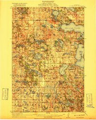 Pelican Rapids Minnesota Historical topographic map, 1:62500 scale, 15 X 15 Minute, Year 1917