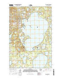 Pelican Lake Minnesota Current topographic map, 1:24000 scale, 7.5 X 7.5 Minute, Year 2016