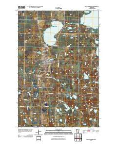 Pelican Rapids Minnesota Historical topographic map, 1:24000 scale, 7.5 X 7.5 Minute, Year 2010
