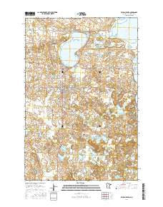 Pelican Rapids Minnesota Current topographic map, 1:24000 scale, 7.5 X 7.5 Minute, Year 2016