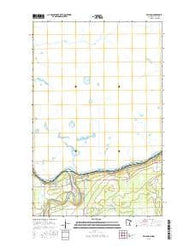 Pelland Minnesota Current topographic map, 1:24000 scale, 7.5 X 7.5 Minute, Year 2016