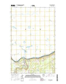 Pelland Minnesota Current topographic map, 1:24000 scale, 7.5 X 7.5 Minute, Year 2016