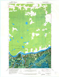 Pelland Minnesota Historical topographic map, 1:24000 scale, 7.5 X 7.5 Minute, Year 1970
