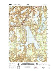 Pengilly Minnesota Current topographic map, 1:24000 scale, 7.5 X 7.5 Minute, Year 2016