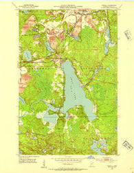 Pengilly Minnesota Historical topographic map, 1:24000 scale, 7.5 X 7.5 Minute, Year 1952