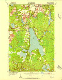 Pengilly Minnesota Historical topographic map, 1:24000 scale, 7.5 X 7.5 Minute, Year 1952