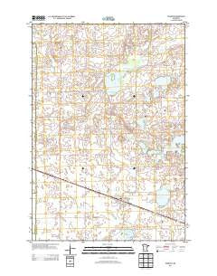 Pennock Minnesota Historical topographic map, 1:24000 scale, 7.5 X 7.5 Minute, Year 2013