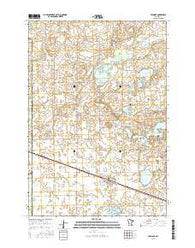 Pennock Minnesota Current topographic map, 1:24000 scale, 7.5 X 7.5 Minute, Year 2016