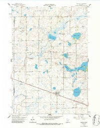 Pennock Minnesota Historical topographic map, 1:24000 scale, 7.5 X 7.5 Minute, Year 1958
