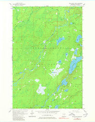 Pequaywan Lake Minnesota Historical topographic map, 1:24000 scale, 7.5 X 7.5 Minute, Year 1956