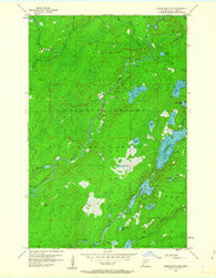 Pequaywan Lake Minnesota Historical topographic map, 1:24000 scale, 7.5 X 7.5 Minute, Year 1956