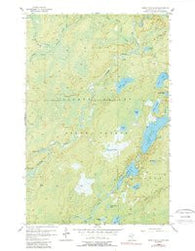 Pequaywan Lake Minnesota Historical topographic map, 1:24000 scale, 7.5 X 7.5 Minute, Year 1956