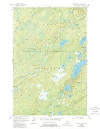 Pequaywan Lake Minnesota Historical topographic map, 1:24000 scale, 7.5 X 7.5 Minute, Year 1956