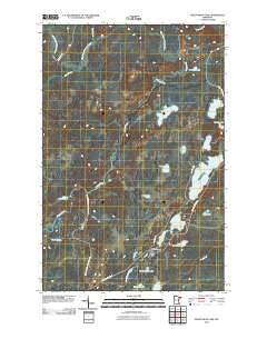 Pequaywan Lake Minnesota Historical topographic map, 1:24000 scale, 7.5 X 7.5 Minute, Year 2010