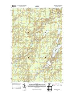 Pequaywan Lake Minnesota Historical topographic map, 1:24000 scale, 7.5 X 7.5 Minute, Year 2013