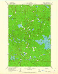 Perent Lake Minnesota Historical topographic map, 1:24000 scale, 7.5 X 7.5 Minute, Year 1960