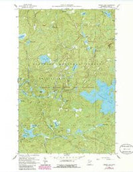 Perent Lake Minnesota Historical topographic map, 1:24000 scale, 7.5 X 7.5 Minute, Year 1960